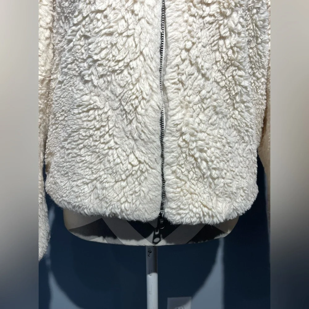 French Connection Cream Teddy Jacket - Picture 7 of 13